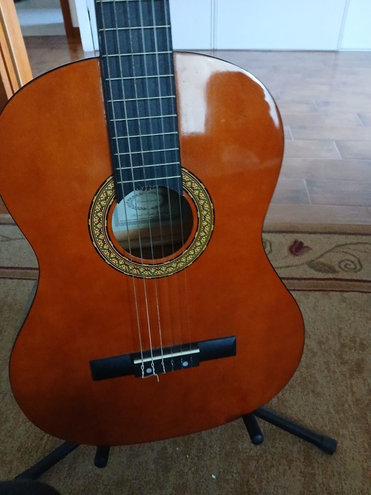 Guitarra  com suporte