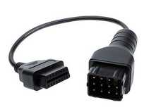 Переходник 12-PIN GAZ на OBD-2 16pin для Волга Газель УАЗ ГАЗ