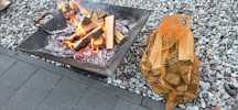Drewno suche olchowe do palenisk tarasowych, grilowania, na ogniska,