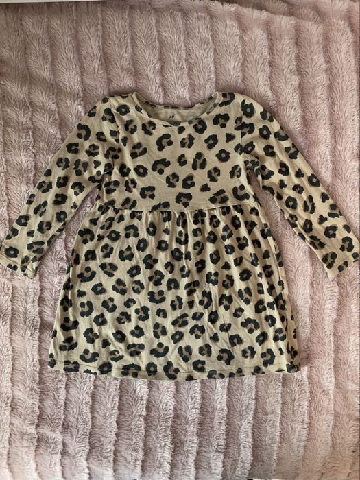 Sukienka H&M panterka 110/116