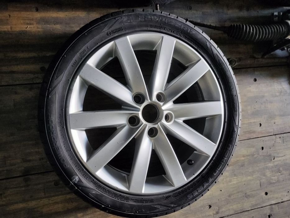 Koło alufelga 17 cali 225/45r17 Alus golf 6 Tiguan passat