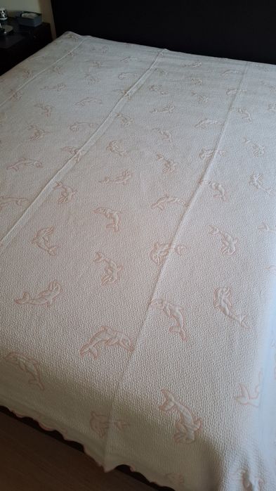 Colcha cama de casal golfinhos