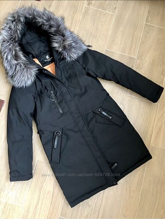 Парка с чернобуркой dovemeen couture