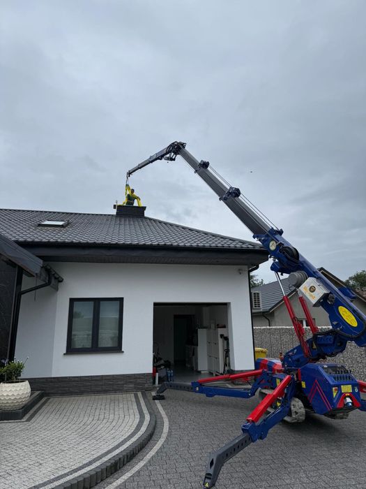 Mini żuraw „pająk” – wynajem z operatorem OD ZARAZ Legnica/Dolny Śląsk