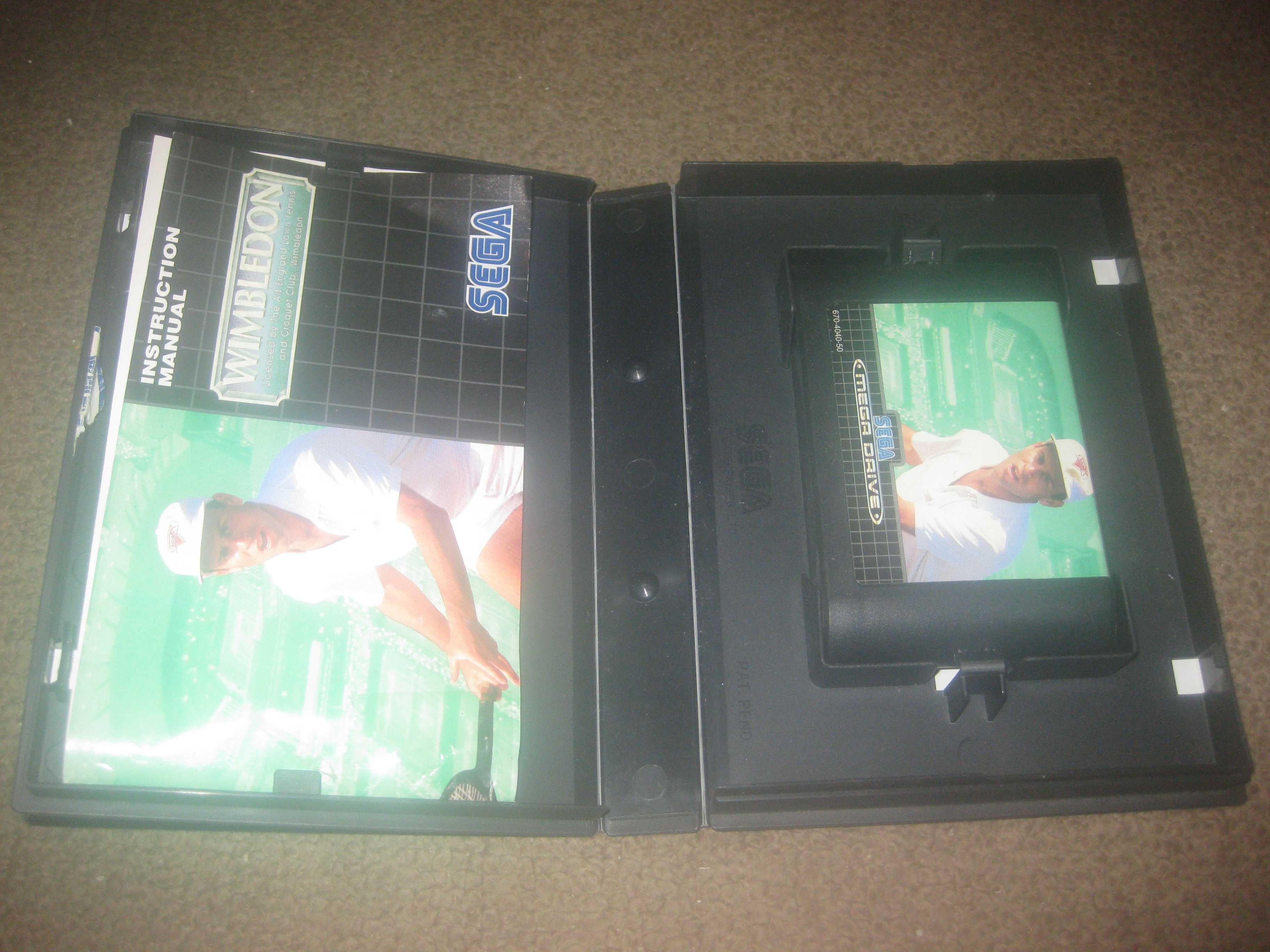 Jogo "Wimbledon" para Sega Mega Drive/Completo!
