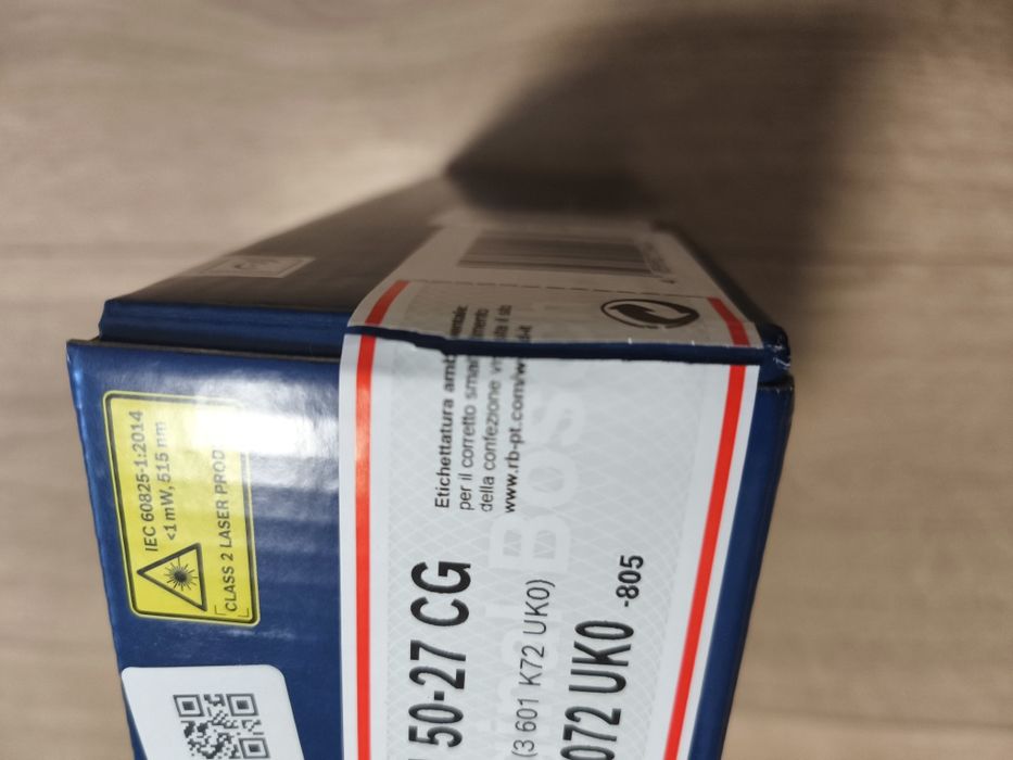 Рулетка лазерна BOSCH GLM50-27CG зелений промінь