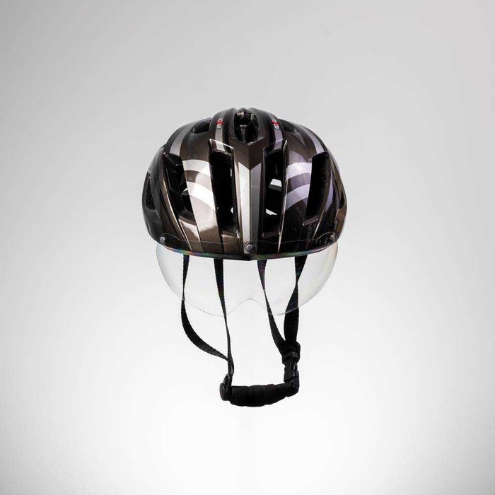 Kask rowerowy ROXAR SPEED ciemny (połysk) rozm.M (54-57cm)