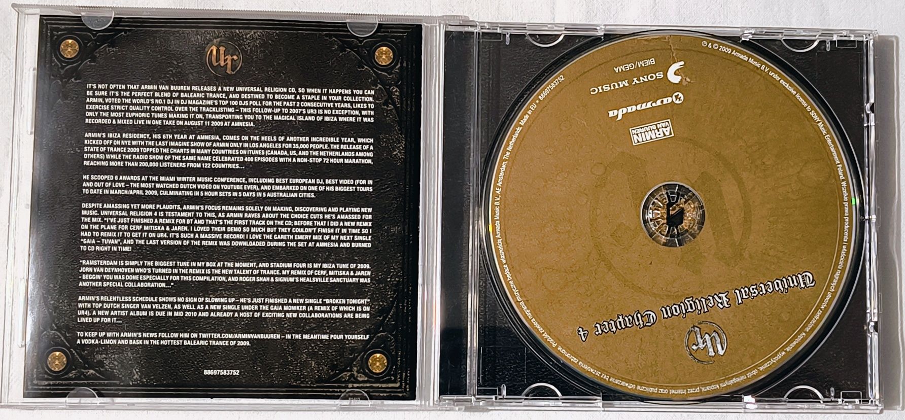 Płyta CD Universal religion chapter 4 Armin van Buuren