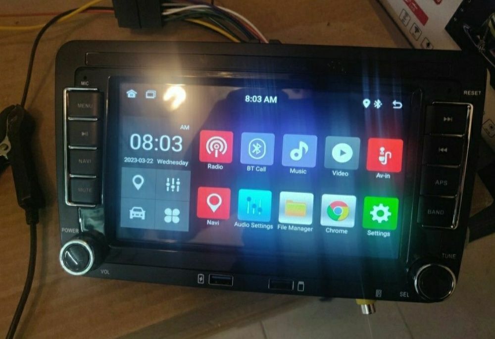 Radio 2 DIN Android + carplay VW / Golf / Passat / Polo / Seat / Skoda
