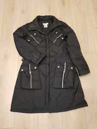 Oryginalna kurtka zimowa Christian Dior M 38 czarna z odblaskami