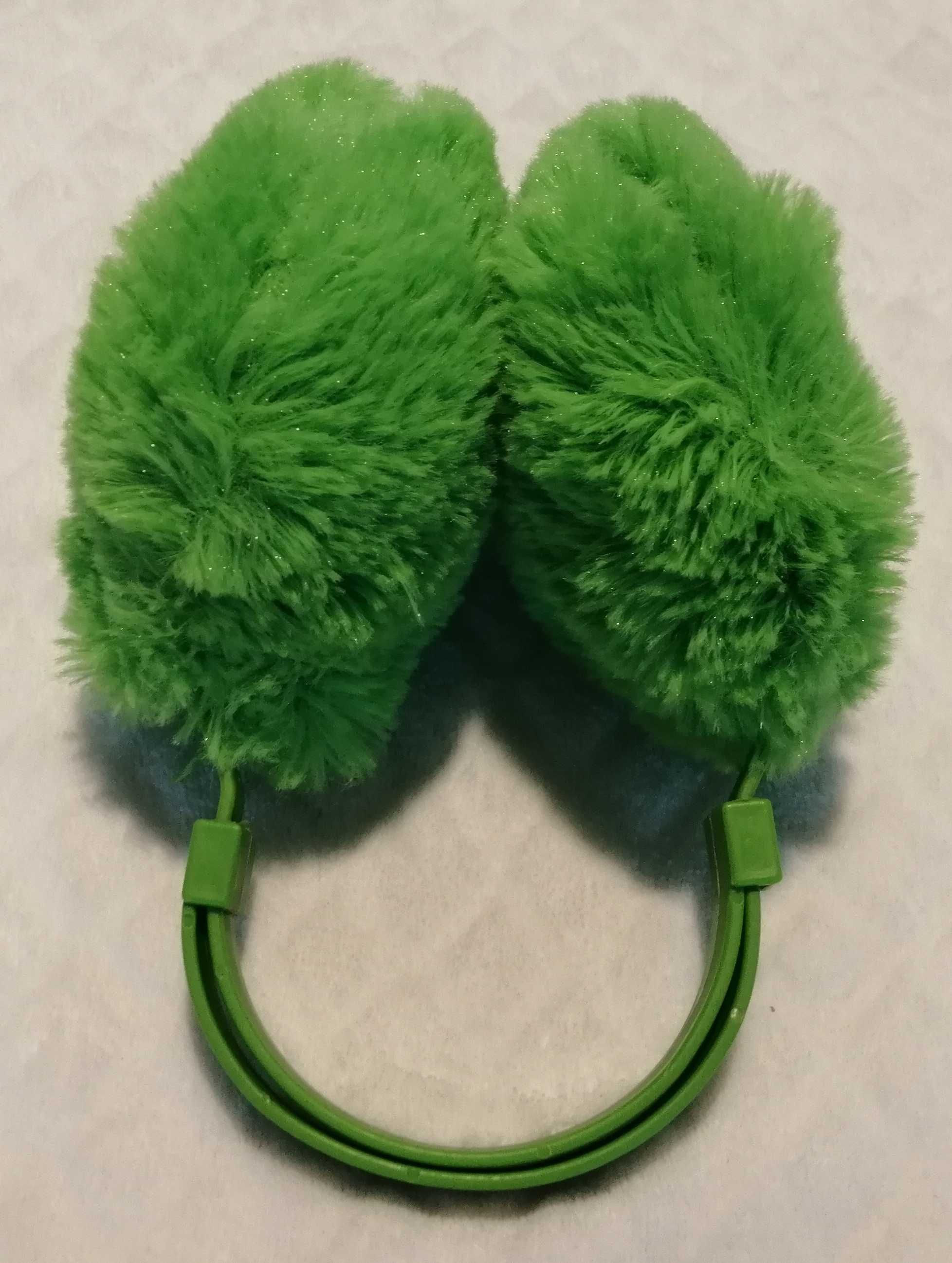 Nauszniki zimowe dziecięce, zielone, Sourz (34-47cm)