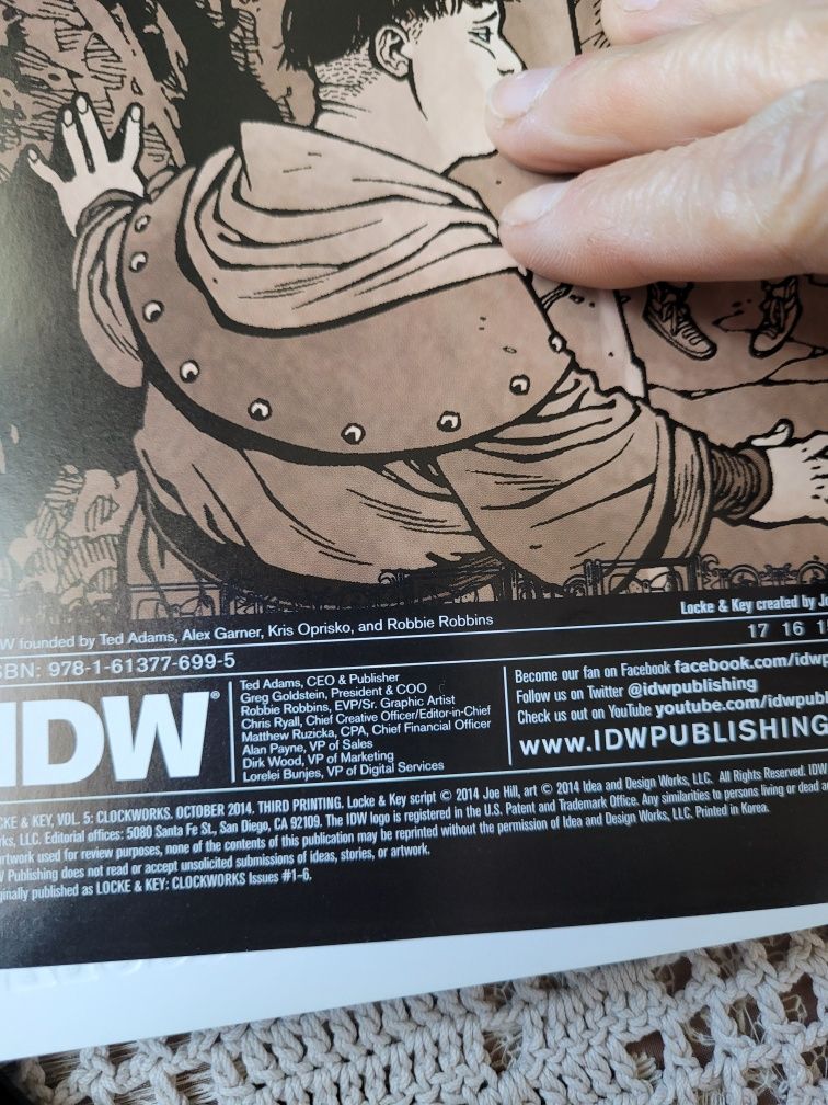 Locke&key powieści graficznej tom 5