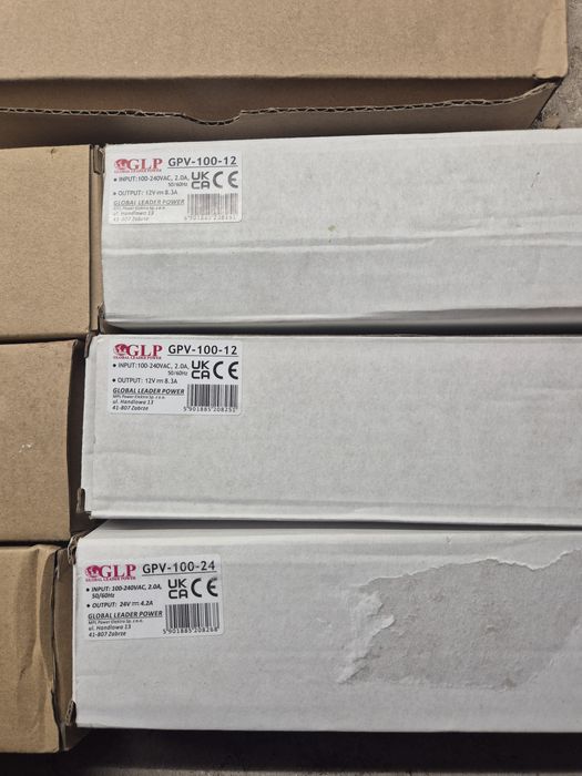 Zasilacze 12v  i 24 v nowe