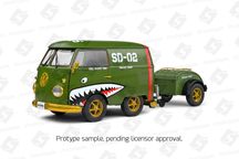 Volkswagen VW T1 Kool Kombi Army Fighter 1950 Olive Solido 1:18