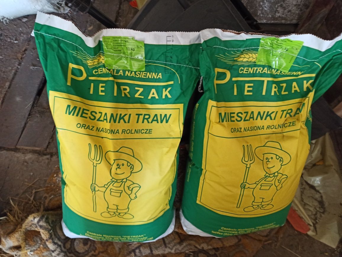 Trawa do siewu widać