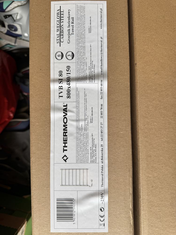 Kaloryfer elektryczny Thermoval TVB SI80 - 2 szt.