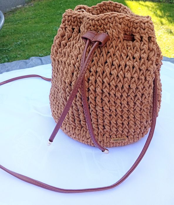 Torebka worek ręcznie robiona