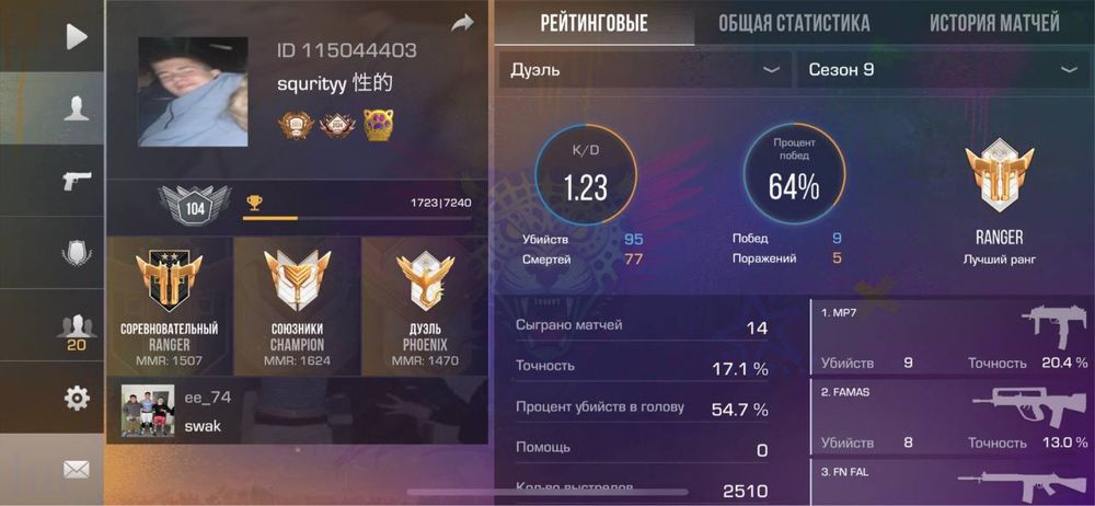 Хороший аккаунт standoff 2