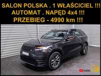 Land Rover Range Rover Velar NOWY MODEL + Salon POLSKA + 1 Właściciel + GWARANCJA Land Rover