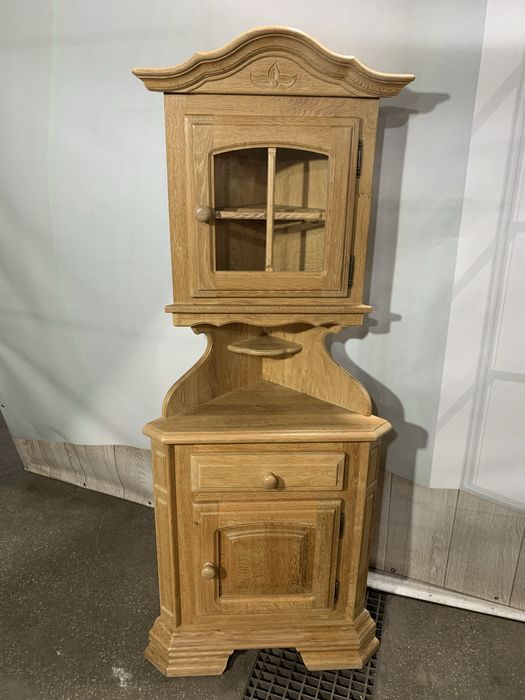 Кутова вітрина, кут, угловая, угол, креденс, витрина бу, сервант комод