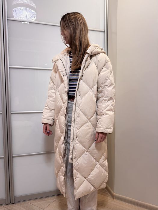 Пуховик Zara в ромб