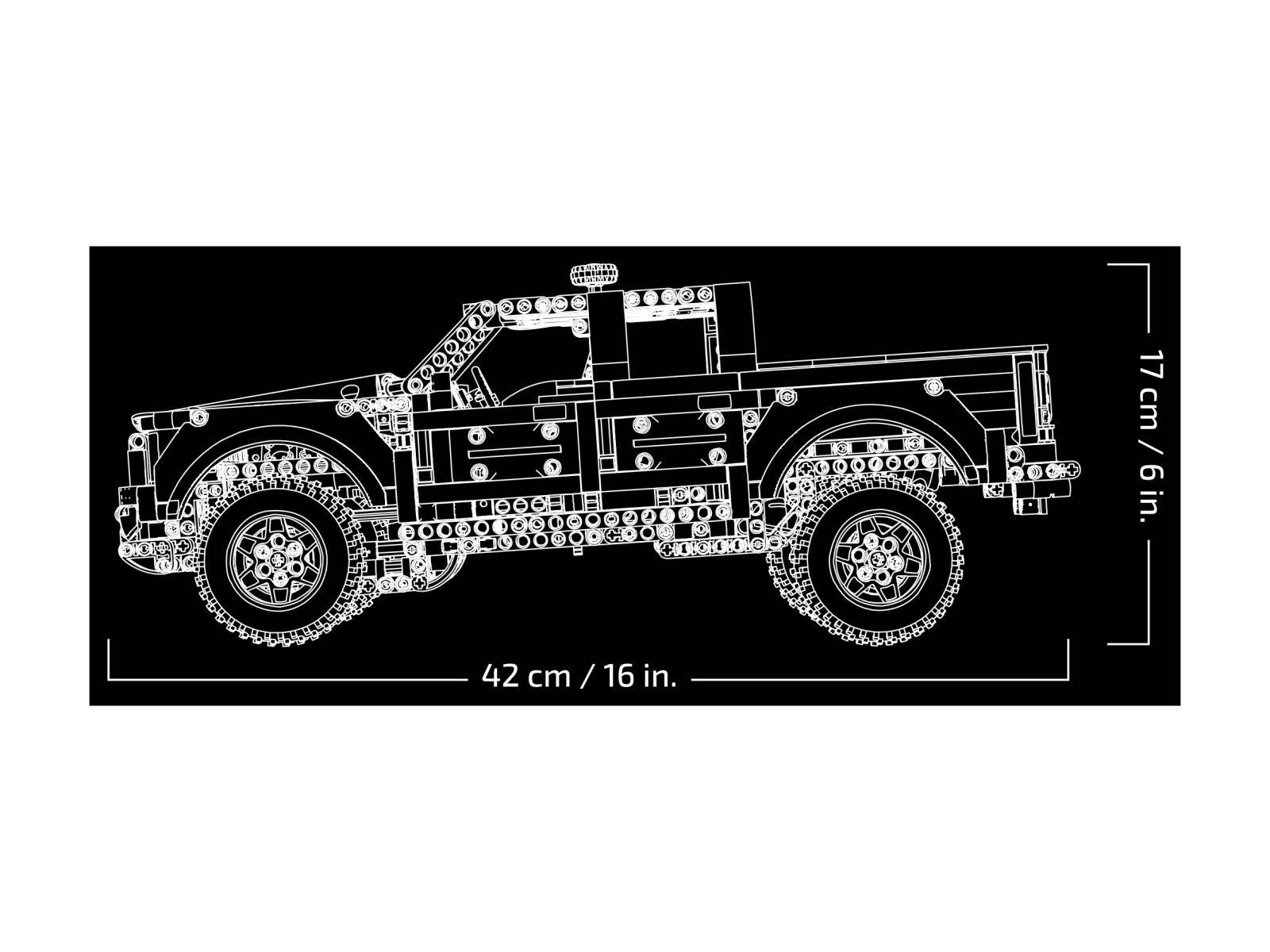 Klocki Technic Ford F-150 Raptor kompatybilne z LEGO 42126