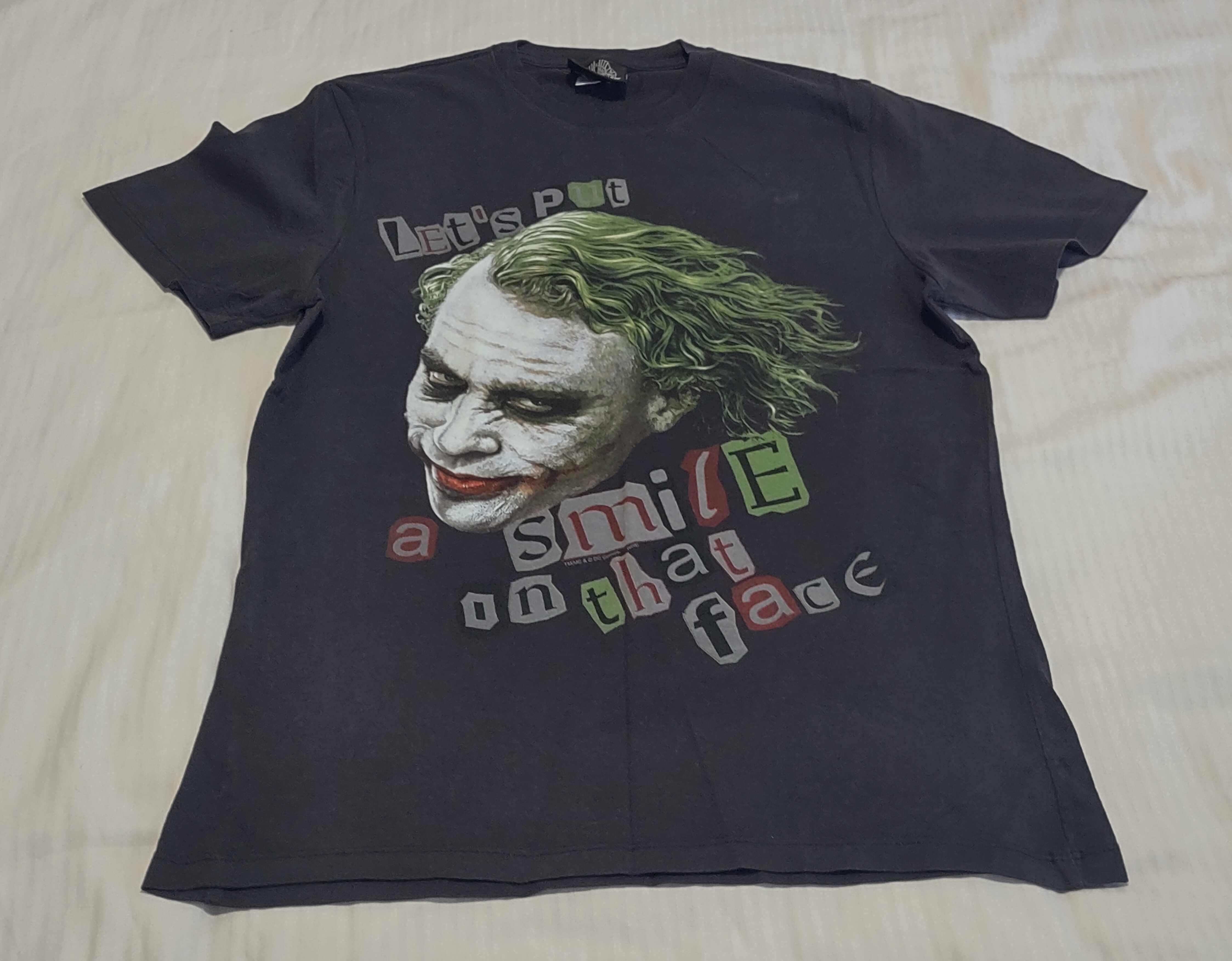 koszulka T-shirt JOKER - czarna - rozmiar S - używana