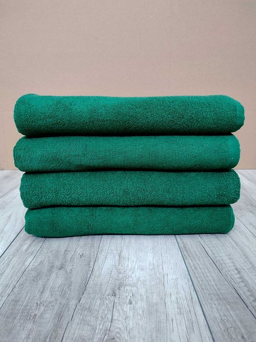 Ręcznik do rąk 50x100 bawełniany butelkowa zieleń 500gm2