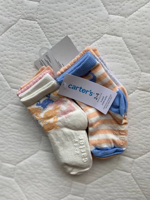 Шкарпетки Carters 6шт в комплекті 2/4 р
