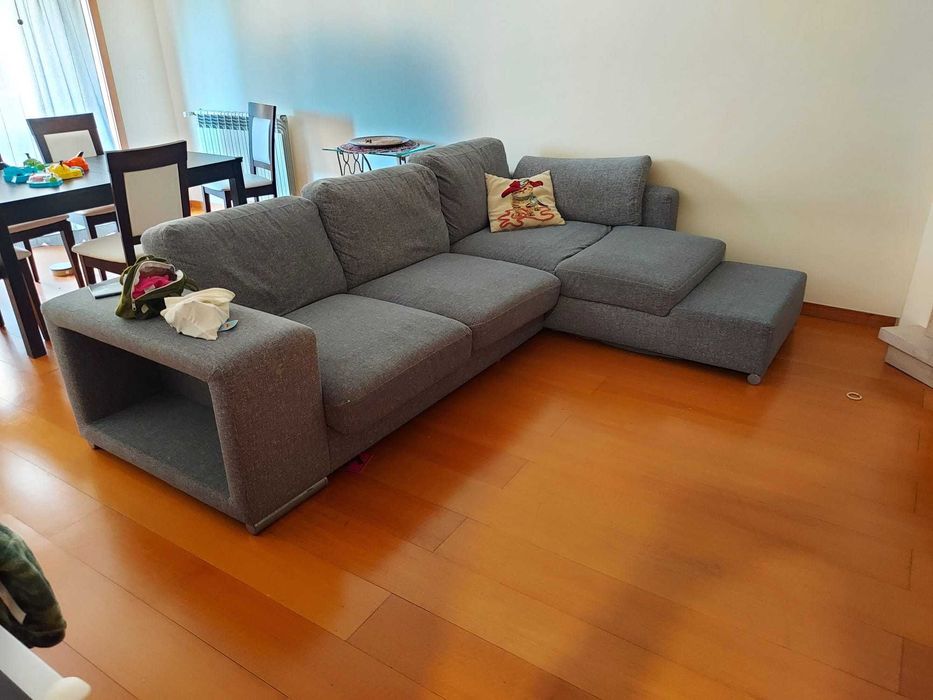 Sofá chaise Lounge com tecido anti gato