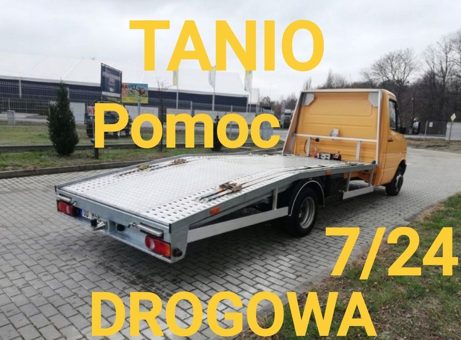 7/24 Pomoc Drogowa w 15-30min,Laweta Zielona Góra,Holowanie,Transport