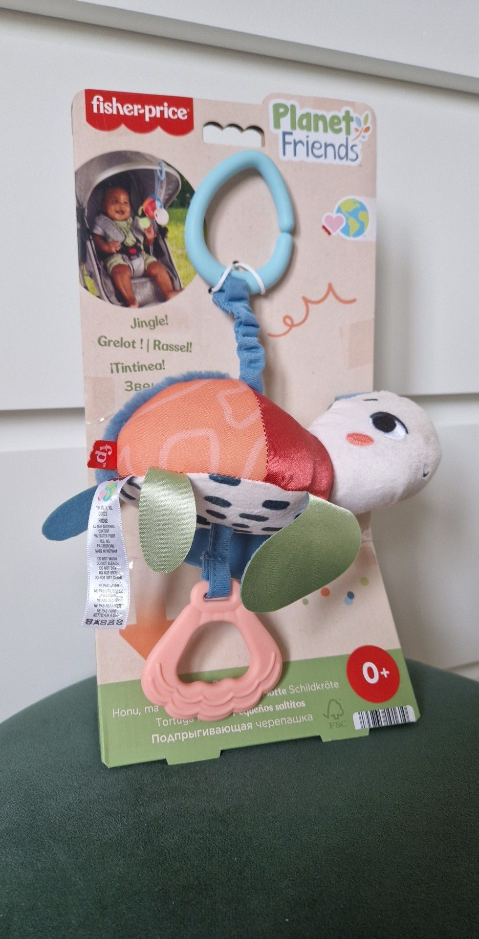 zawieszka sensoryczna żółwik Fisher-Price