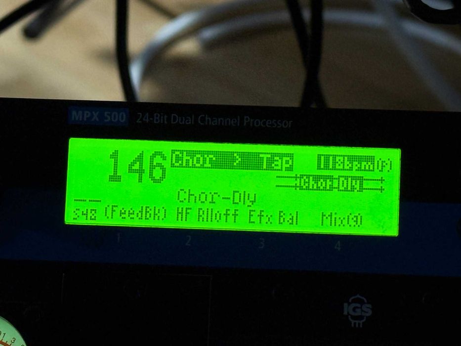 Lexicon MPX 500 na XLR pogłos delay reverb echo ideał