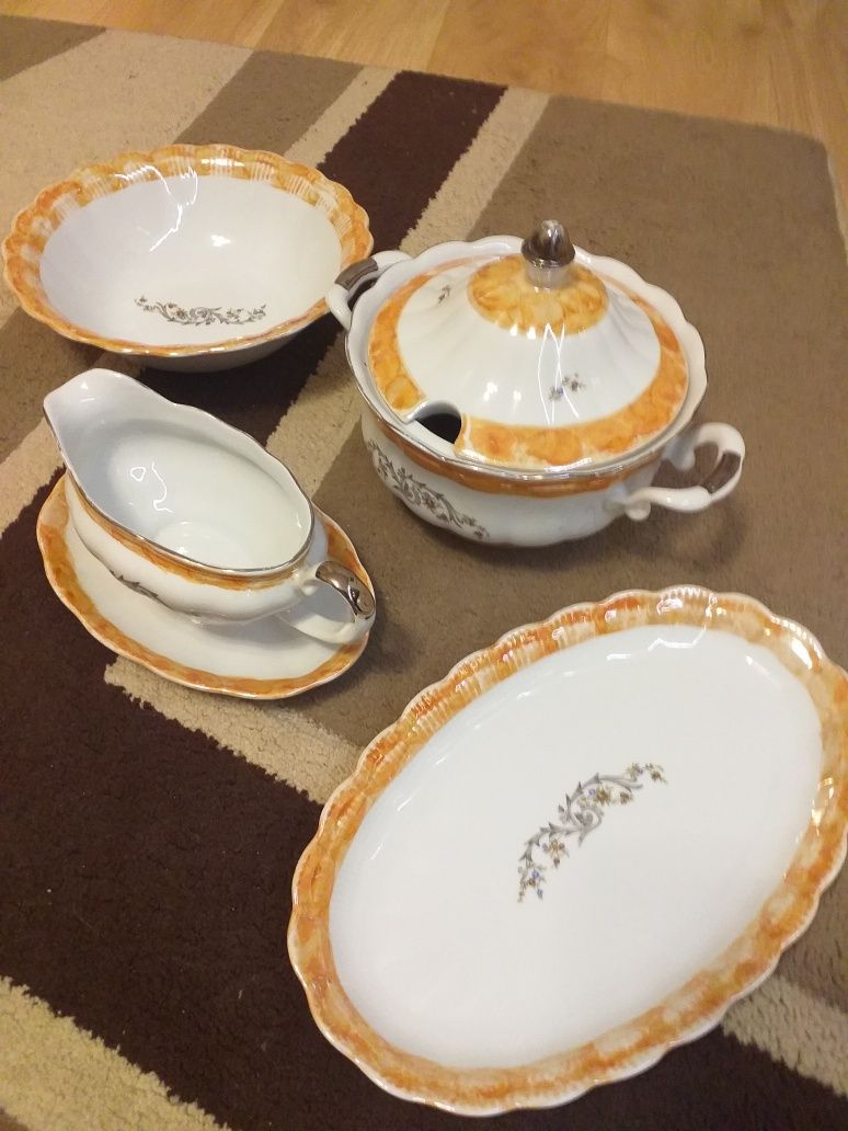 Serwis obiadowy porcelana Wałbrzych