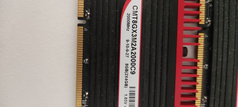 Memórias 8gb DDR 3 Corsair