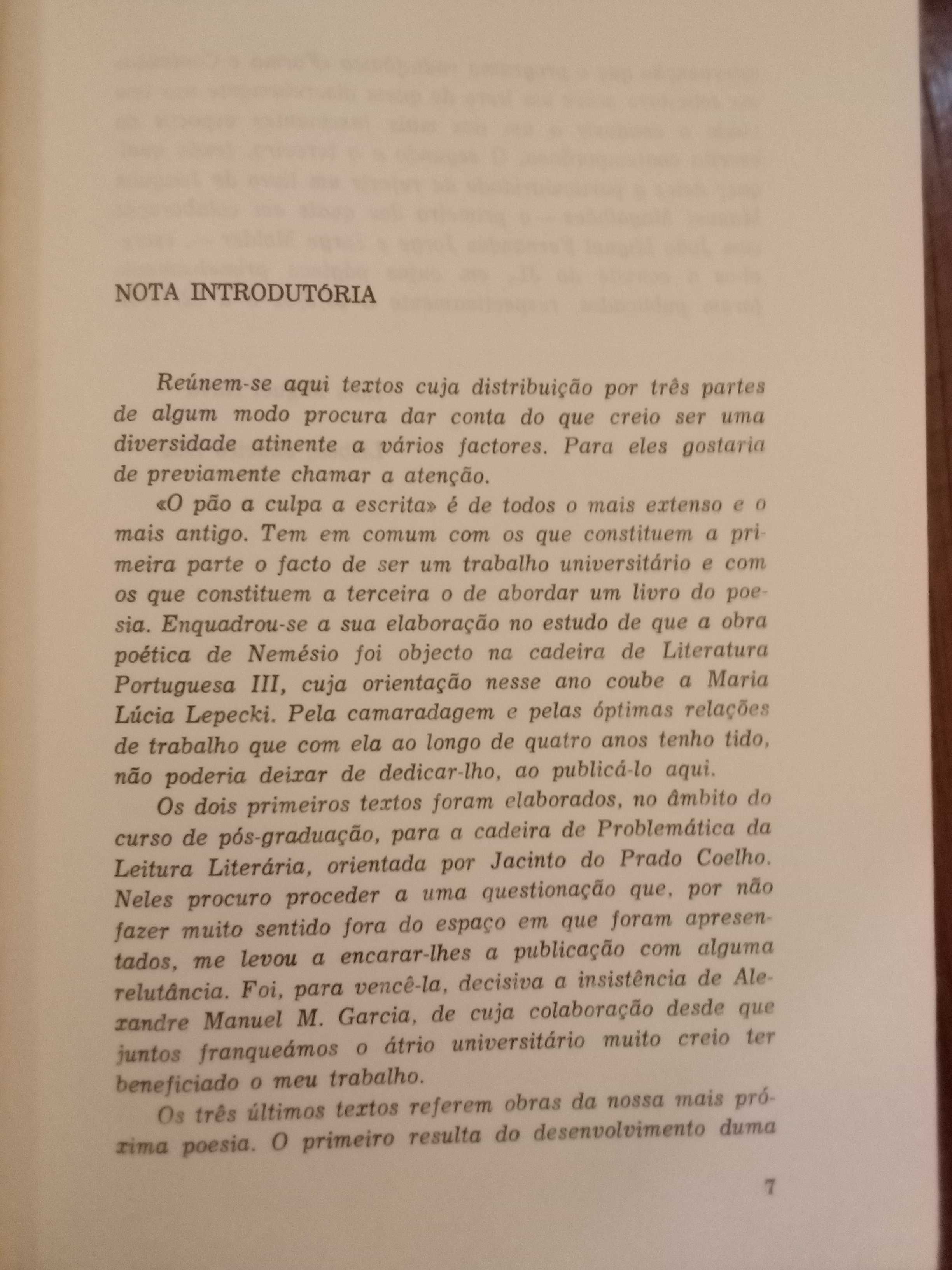 Luís Miguel Nava - O Pão A Culpa A Escrita [1.ª ed.]