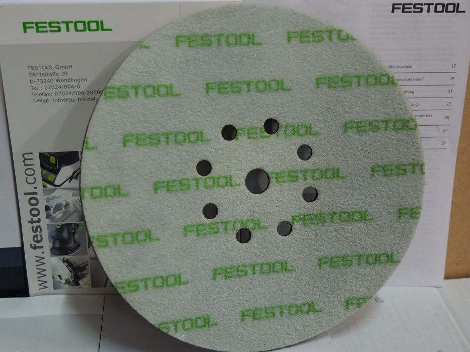 FESTOOL LHS 225 przekladka rzep talerz szlifierka polerka 125