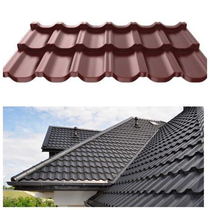 Металочерепиця (Фінська) Металопрофіль профнастил RUUKKI.  Рууккі