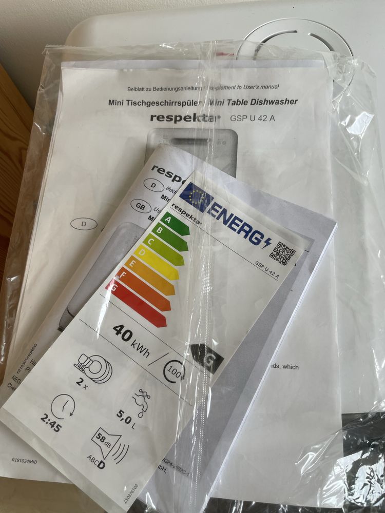 Mini Zmywarka Respekta GSPU42A 860W