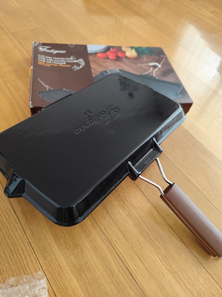 -60 % Nowa patelnia żeliwna Fontignac by Staub sklep 600 zl indukcja