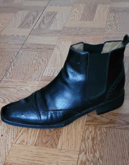 Ботинки челси черные кожаные 38 размер Австрия