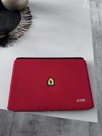 Laptop acer czerwony