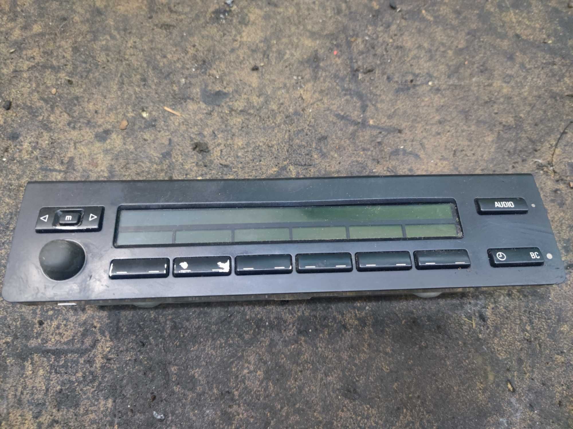 BMW 5 E39 Radio Wyświetlacz LCD Zegarek