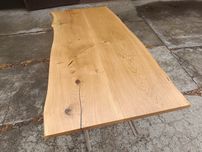 Blat dębowy na biurko 180x80 w stylu Rustykalnym Live Edge