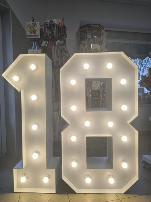 Cyfry 2026 Sylwester/Studniówki Wolne. Cyfry 18,20,30,40,50,60 wynajem