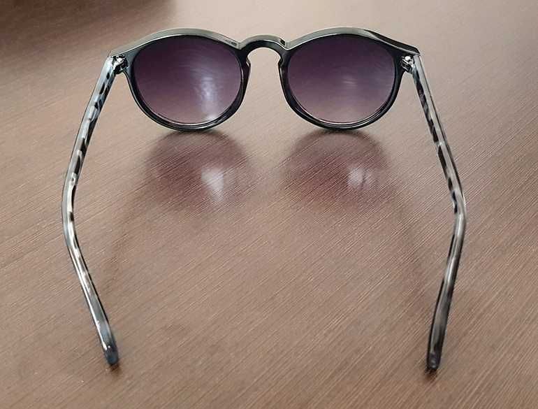 Óculos de sol FOSSIL armação de massa lentes cinza degradé