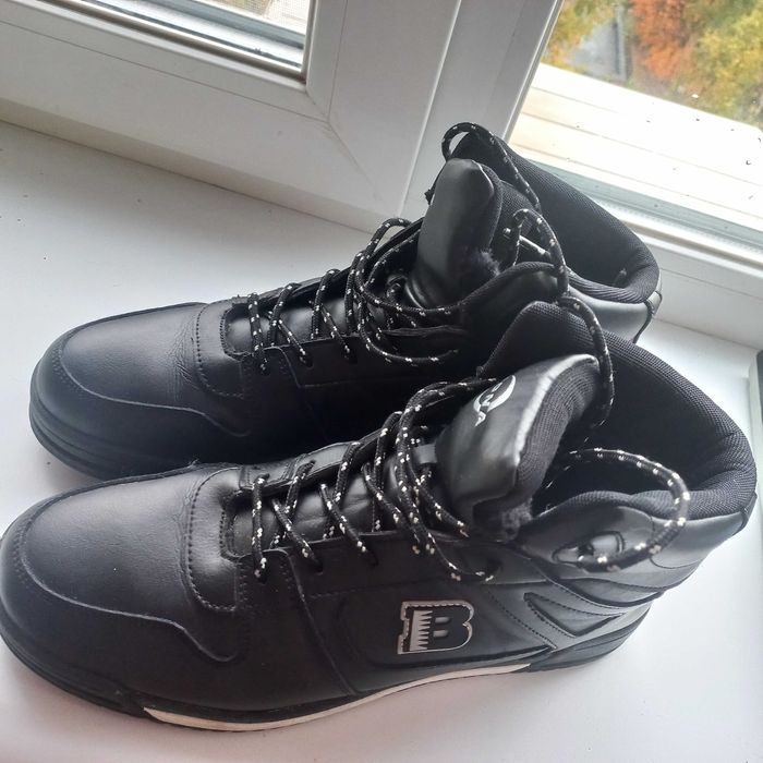 Ботинки bona скейтера хайтопи натуральная кожа 44 р.стелька 28,5 см