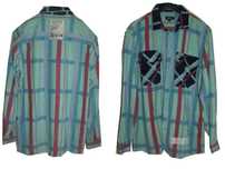 Man boohoo polarowa koszula męska kratka casual grunge alt XL