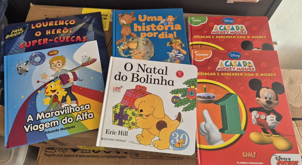 Conjunto de livros infantis