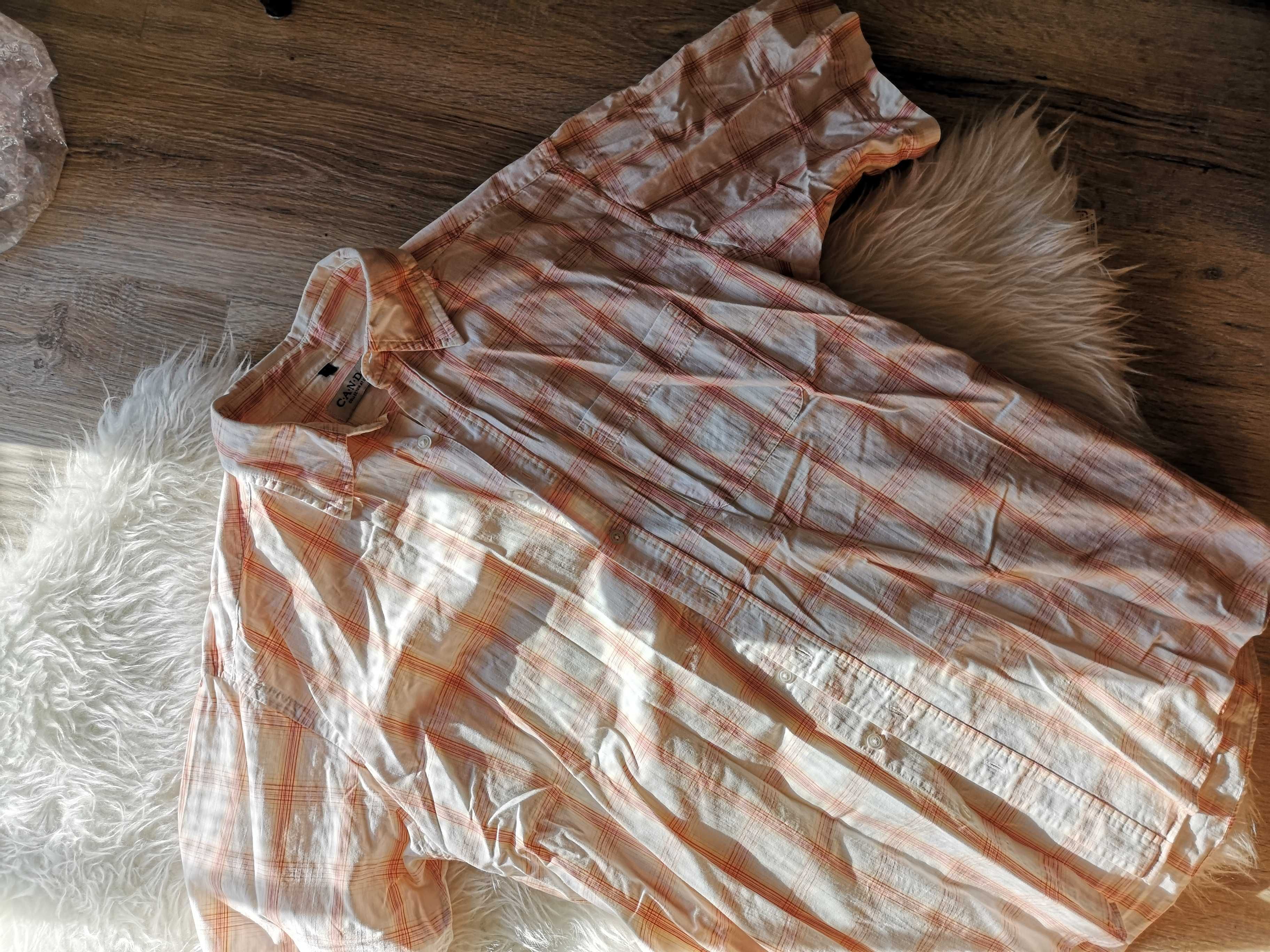 C&A Canda koszula w kratę bawełna 41/42/L